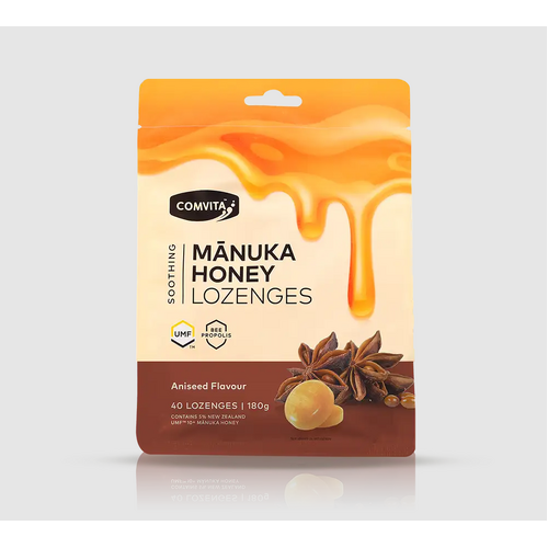 Comvita Lozenges Aniseed Manuka Honey 10+ (40 Pack) 180g