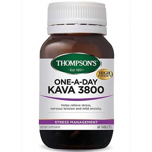 Thompsons One-a-Day Kava 3800 (60 Tablets)