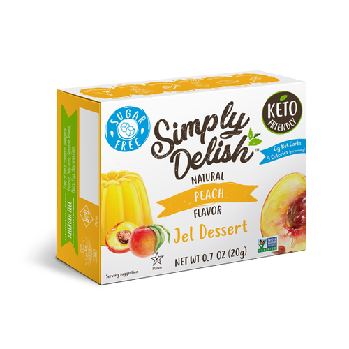Simply Delish Jelly Dessert Peach 20g