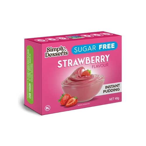 Simply Desserts Strawberry Pudding 48g