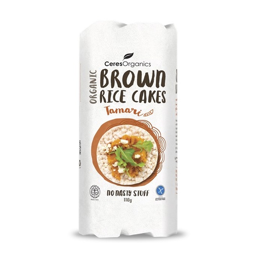 Ceres Organics Rice Cakes Tamari 110g