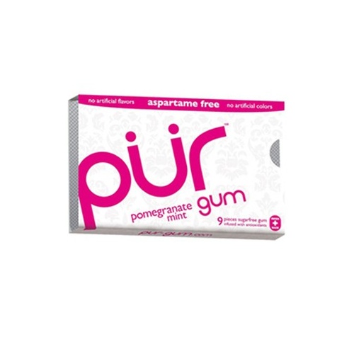Pur Pomegranate Mint GUM Aspartame Free (9 Pieces) 12.6g