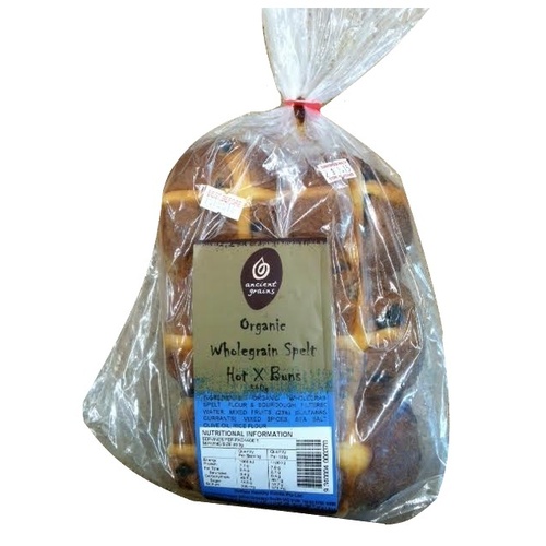 Ancient Grains Spelt Hot Cross Buns 540g