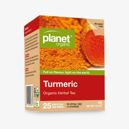 Planet Organic Turmeric 25 Teabags