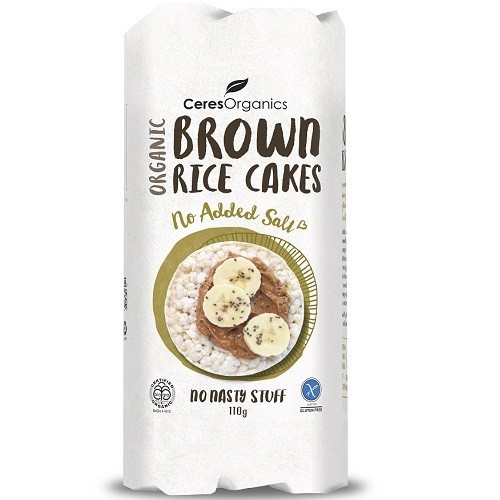 Ceres Organics Brown Rice Cakes (No Added Salt) 110g