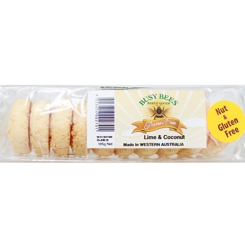 Busy Bees Lime & Coconut Biscuits (10 Pack) 185g