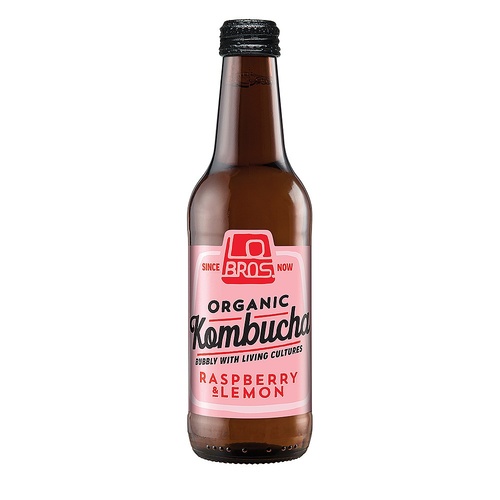 Lo Bros Kombucha Raspberry & Lemon 330ml
