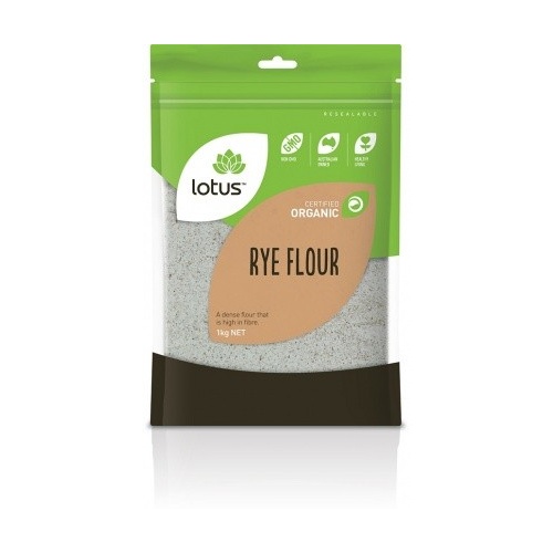 Lotus Organic Rye Flour 1kg