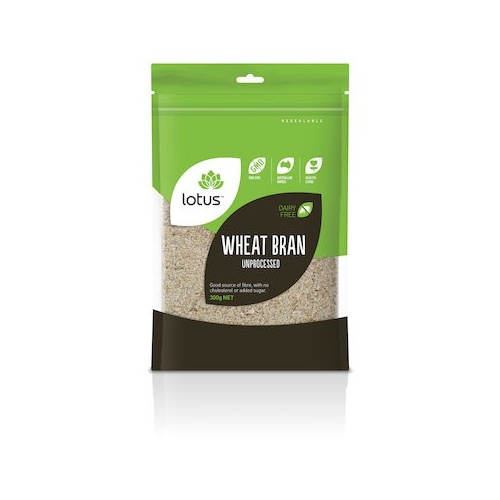 Lotus Wheat Bran Unprocessed 300g