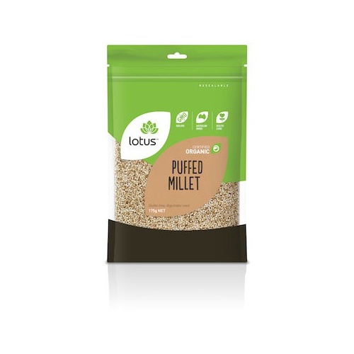 Lotus Organic Puffed Millet 175g