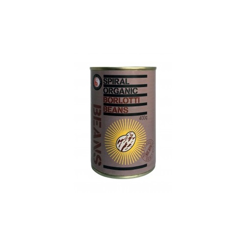 Spiral Organic Borlotti Beans 400g